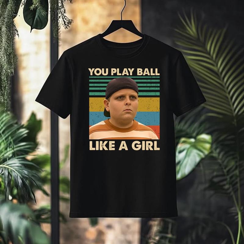 You Play Ball Like A Girl Vintage Retro Unisex T-Shirt Hoodie, Sweatshirt | WearSparks.com