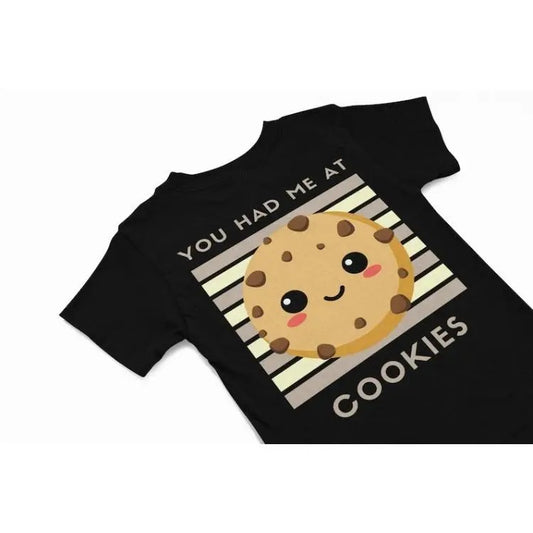 You had me at Cookies kawaii T-Shirt, Cute kawaii cookie Tee, Funny foody shirt gift, quirky food humour shirt, kawaii...