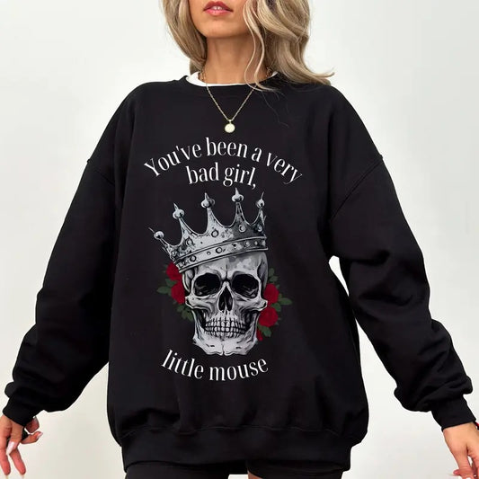 You're Been A Very Bad Girl Little Mouse Sweatshirt, Haunting Adeline Merch, Zade Meadows Hoodie, Dark Romance Shirt, HD...