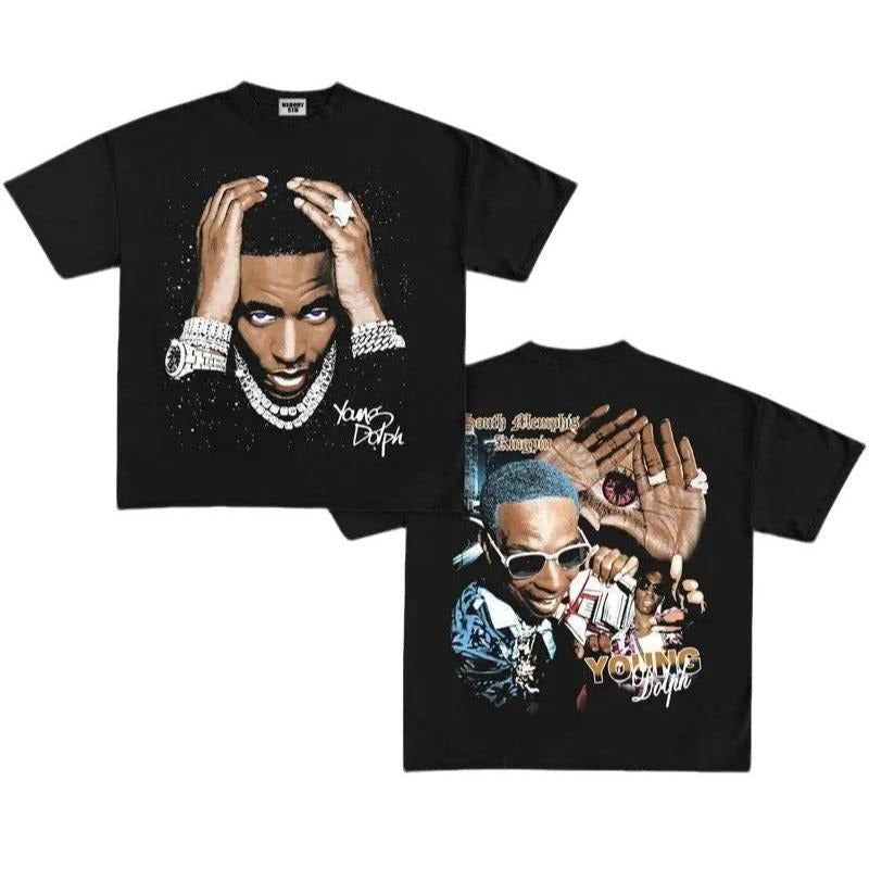 Young D0lph Rapper Tee Bold Music Graphic Street Style Shirt Hoodie, Sweatshirt | WearSparks.com