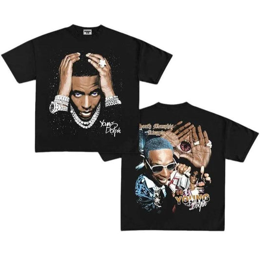 Young D0lph Rapper Tee Bold Music Graphic Street Style Shirt Hoodie, Sweatshirt | WearSparks.com