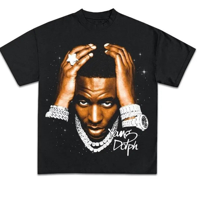 Young Dolph Graphic Tee  Iconic Style for Rap Fans Unisex Shirt For Men and Women Hoodie, Sweatshirt | WearSparks.com