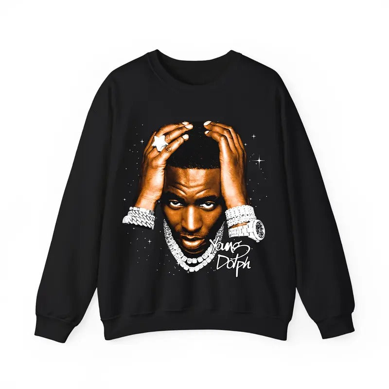 Young Dolph Sweatshirt Perfect for True Fans! A Cozy Must Have for Fans T-Shirts, Hoodie | WearSparks.com