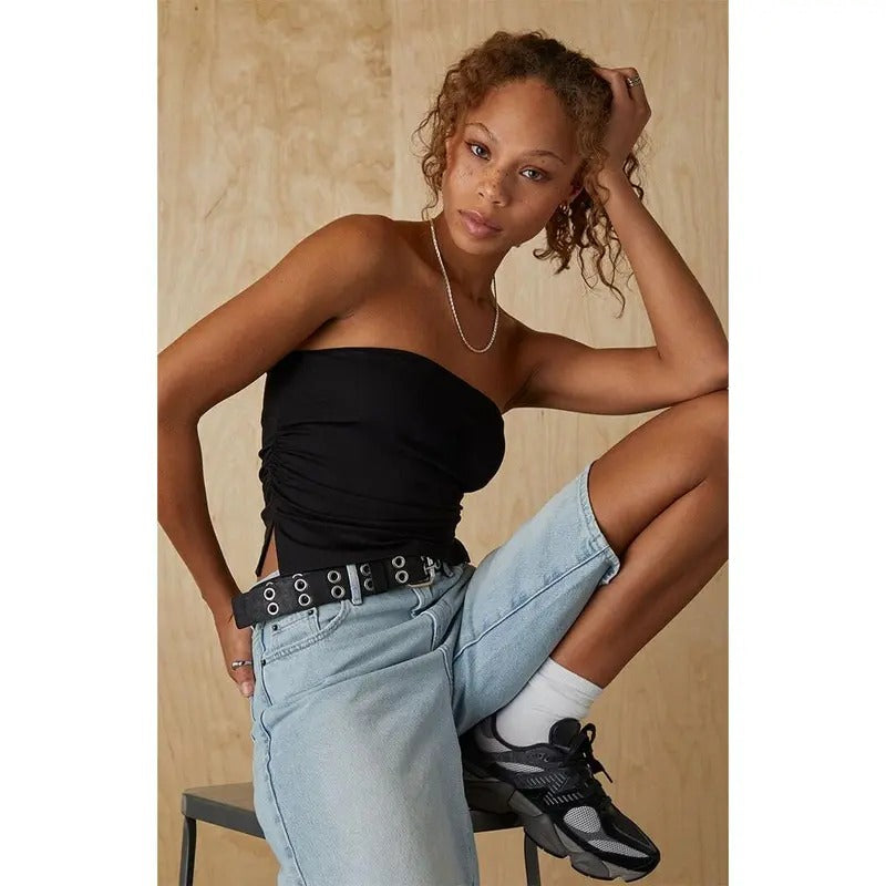 Your Favorite Women's Ophelia Cinched Tube Top T-Shirts, Hoodie, Sweatshirt | WearSparks.com