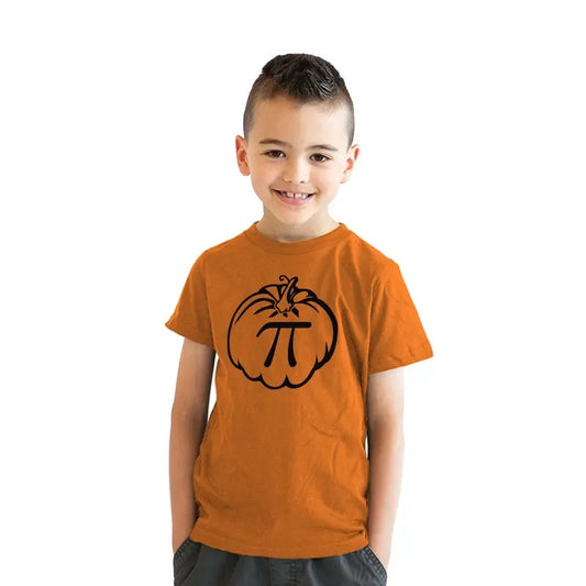 Youth Pumpkin Pi T Shirt Funny Math Shirt Pie Tee Thanksgiving Tee for Kids Funny T Shirts Thanksgiving Tops for Kid...