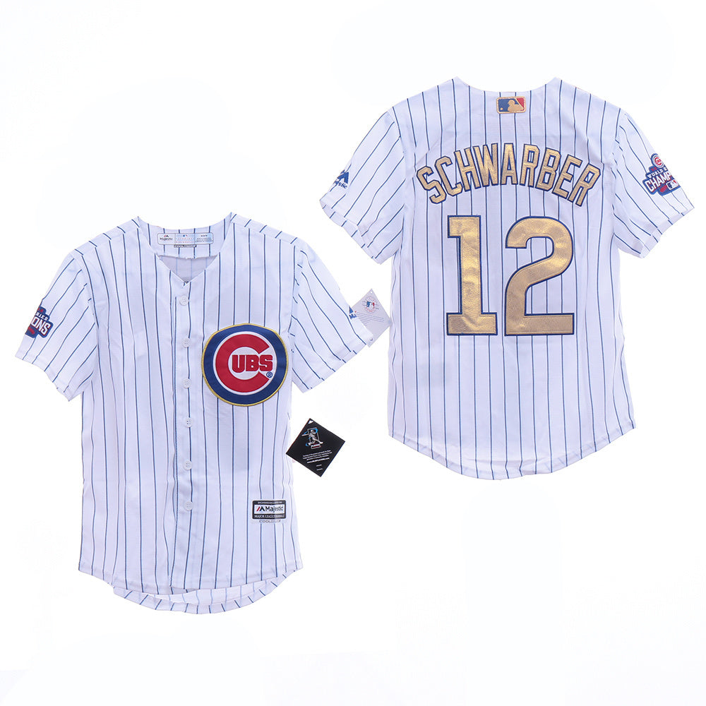 Youth Chicago Cubs #12 Kyle Schwarber