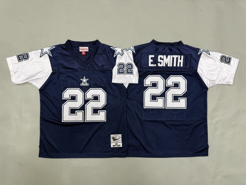 Youth Dallas Cowboys #22 Emmitt Smith Cowboys Team Youth Style 1