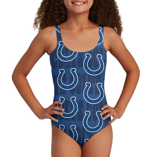 Youth Indianapolis Colts Bodysuit Comfortable Swimwear Beachwear Bathing 001(Pls