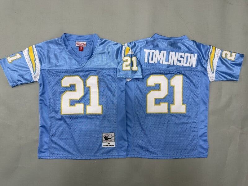 Youth Los Angeles Chargers #21 Tomlinson Lightning Youth Style 1