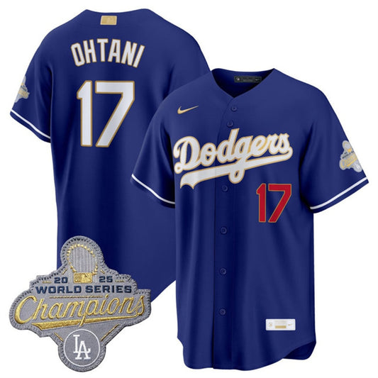 Youth Los Angeles Dodgers #17 Shohei Ohtani Royal 2026 Alternate Gold Collection