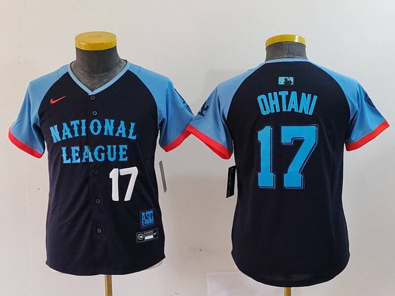 Youth Los Angeles Dodgers #17 Shohei Ohtani Style 3
