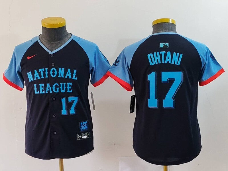 Youth Los Angeles Dodgers #17 Shohei Ohtani Style 5