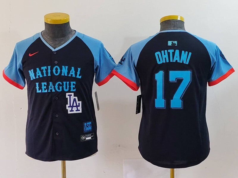 Youth Los Angeles Dodgers #17 Shohei Ohtani Style 6