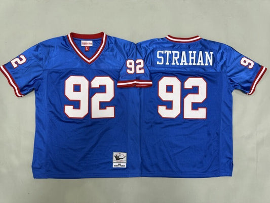Youth New York Giants #92 Michael Strahan Giants Youth Style 2