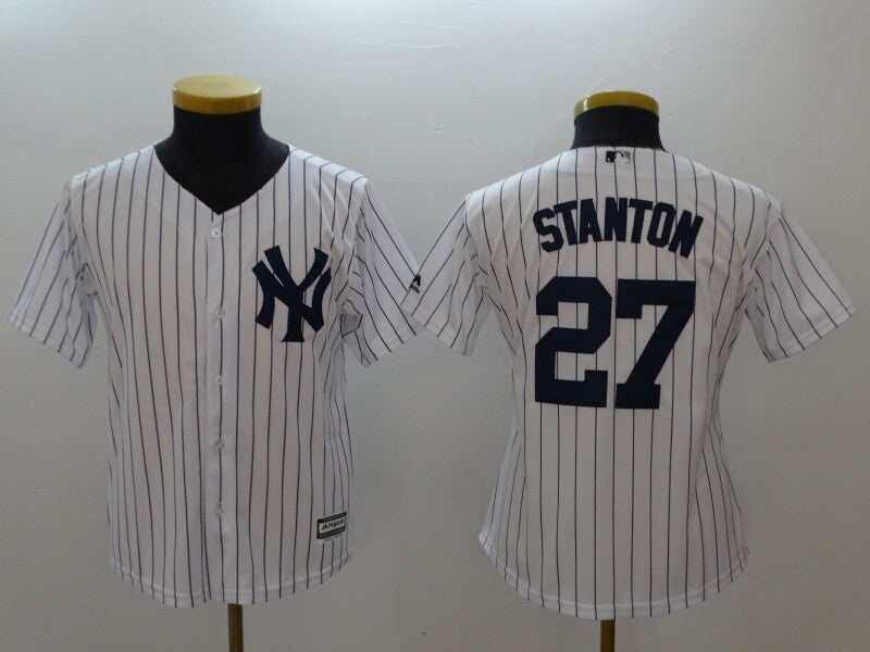 Youth New York Yankees #27 Giancarlo Stanton 6156 Style 2