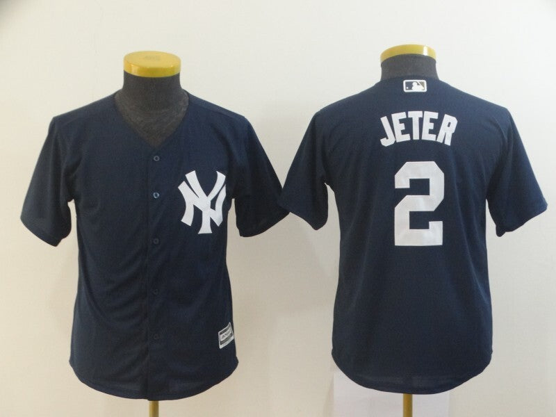 Youth New York Yankees #2 Derek Jeter youth