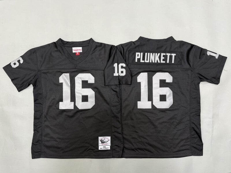 Youth Oakland Raiders #16 Jim Plunkett Raiders Youth