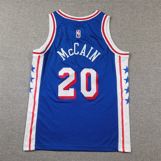 Youth Philadelphia 76ers #20 Jared McCain Youth 76 20 # Ja · Blue Style 3