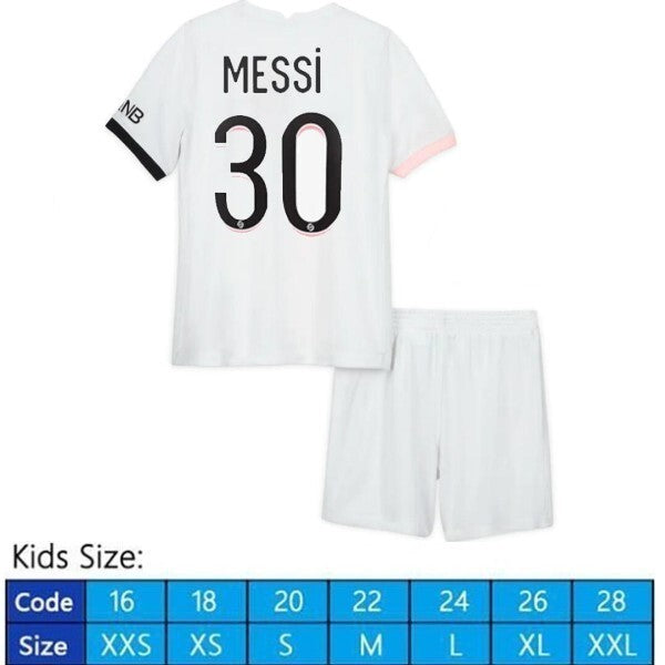 Youth Psg Paris #30 Messi Away