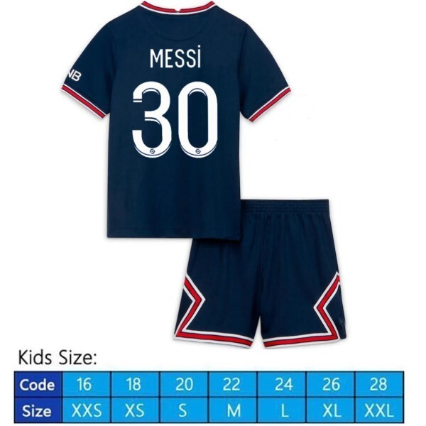 Youth Psg Paris #30 Messi Home