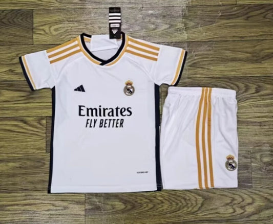 Youth Real Madrid 23-24 Real Madrid Home Youth 1 Style 2