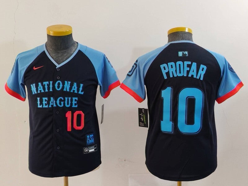 Youth San Diego Padres #10 Jurickson Profar Padres 24 All-Star Youth Style 3