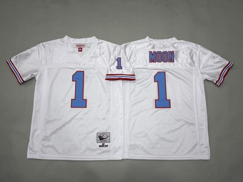 Youth Tennessee Oilers #1 Warren Moon Oilers Youth Style 1