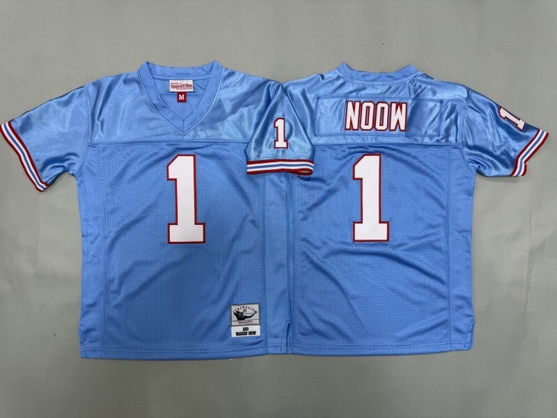 Youth Tennessee Oilers #1 Warren Moon Oilers Youth Style 2