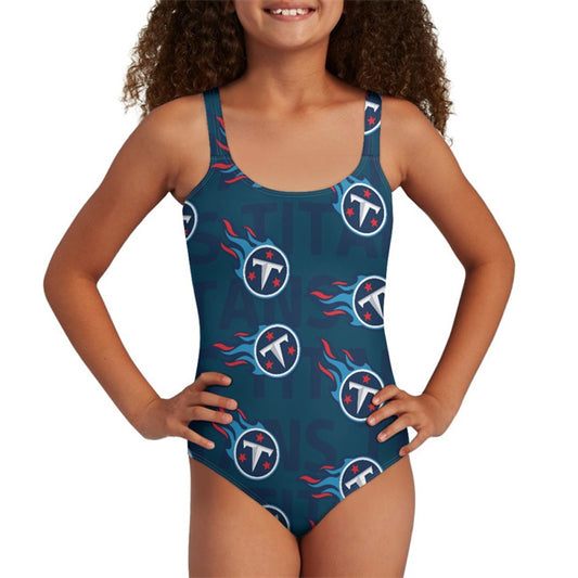 Youth Tennessee Titans Bodysuit Comfortable Swimwear Beachwear Bathing 001(Pls