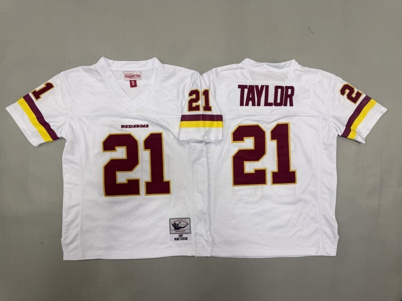 Youth Washington Commanders #21 Sean Taylor Redskins Youth Style 3