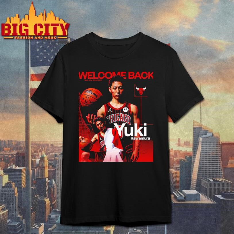 Yuki Kawamura Welcome Back Chicago Bulls Two Way Contract Shirt