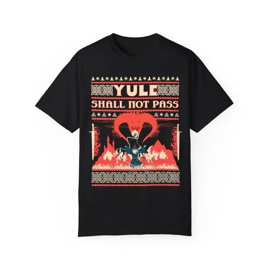 Yule shall not Pass Unisex Shirt LOTR Gifts Cottage Core Shirt Lord of the Rings Gift for Book Lovers Fantasy Gifts...