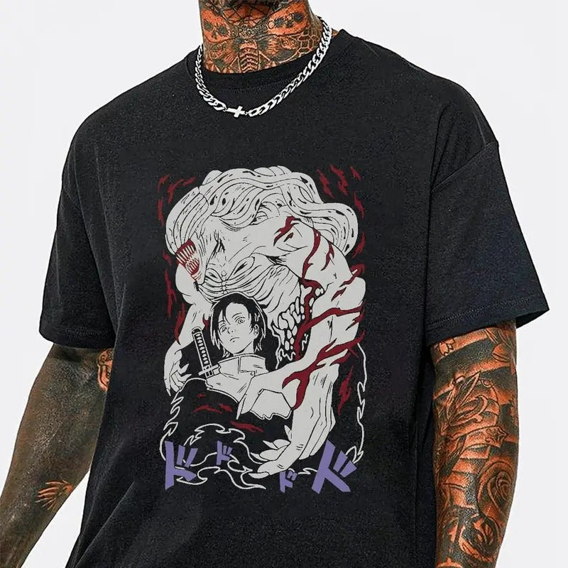 Yuta And Rika Graphic Tshirt Jujutsu Kaisen T-Shirt, Jujustu Kaisen Characters Anime T-Shirt, Unisex Cotton Tee...