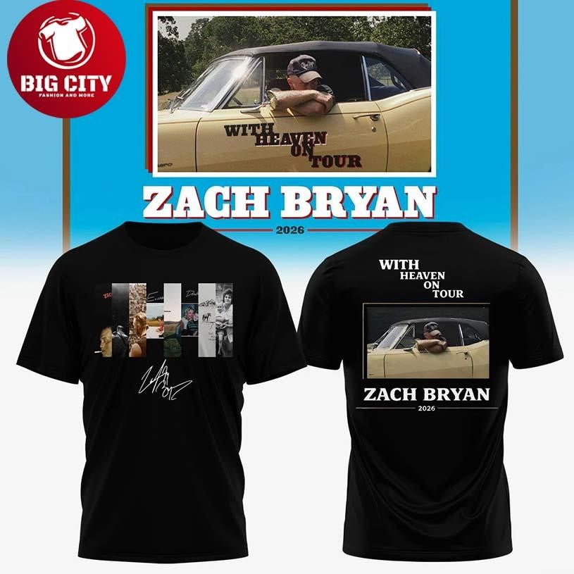 Zach Bryan 2026 Tour Merch Special Two Sided Shirt