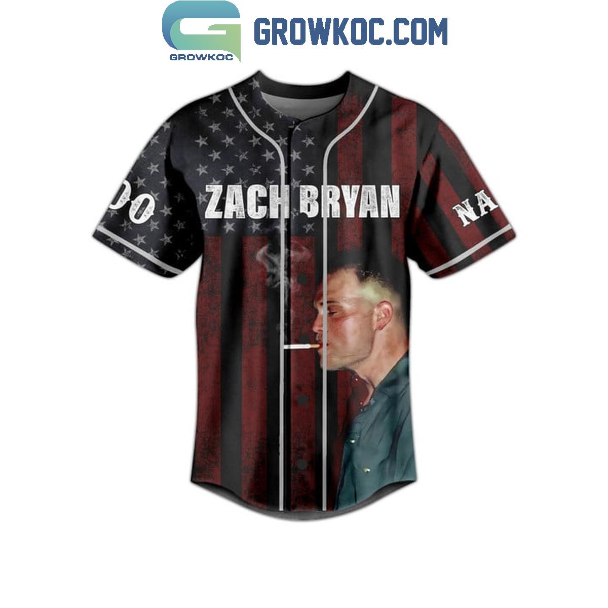 Zach Bryan I Was A Boy Who Was A Dreamer Personalized Baseball Jersey