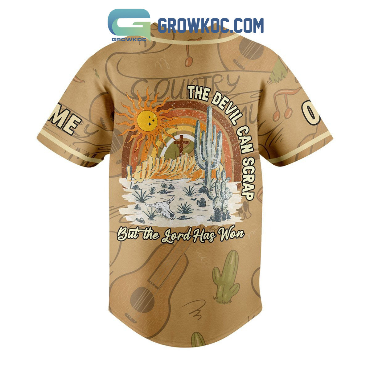Zach Bryan The Devil Can Scrap But The Lord Has Won Personalized Baseball Jersey