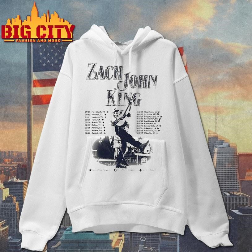 Zach John King Spring Shows North American 2026 Tour Dates Shirt