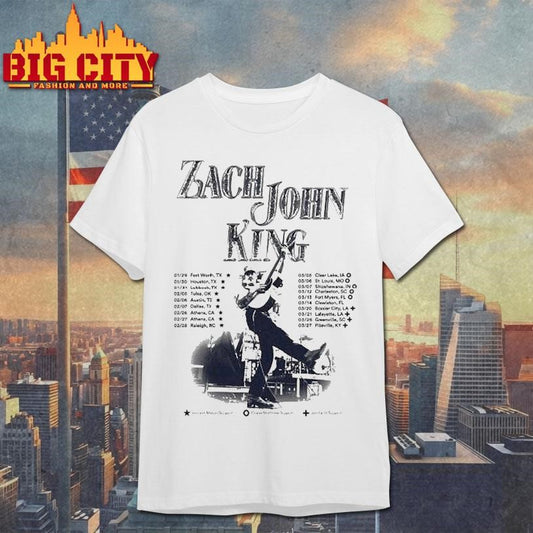 Zach John King Spring Shows North American 2026 Tour Dates Shirt