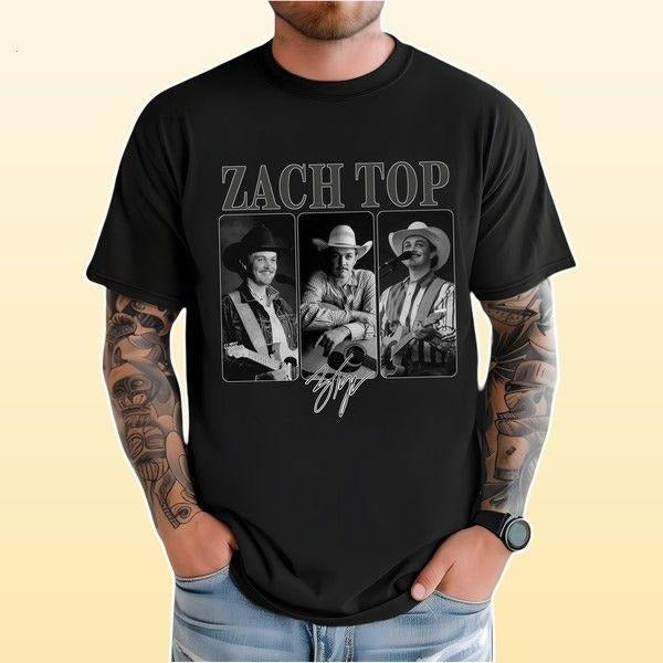 Zach Top Music Tour Unisex T-shirt Cotton And Machine Washable Customizable Graphic Hoodie, Sweatshirt | WearSparks.com
