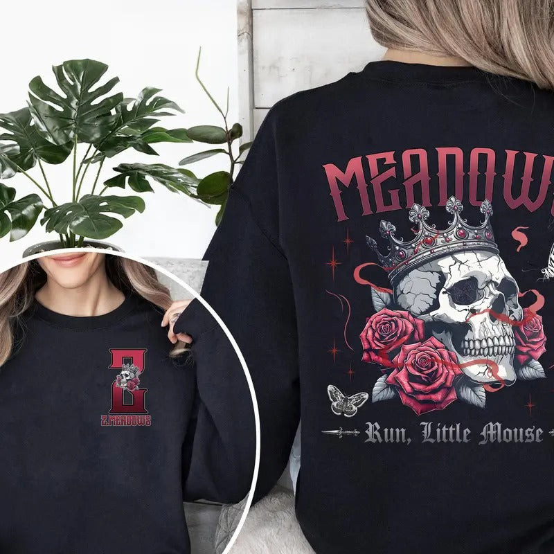 Zade Meadows Sweatshirt, Haunting Adeline Hoodie, Cat And Mouse Duet Shirt, Run Little Mouse, Smut Reader Gift, Dark...