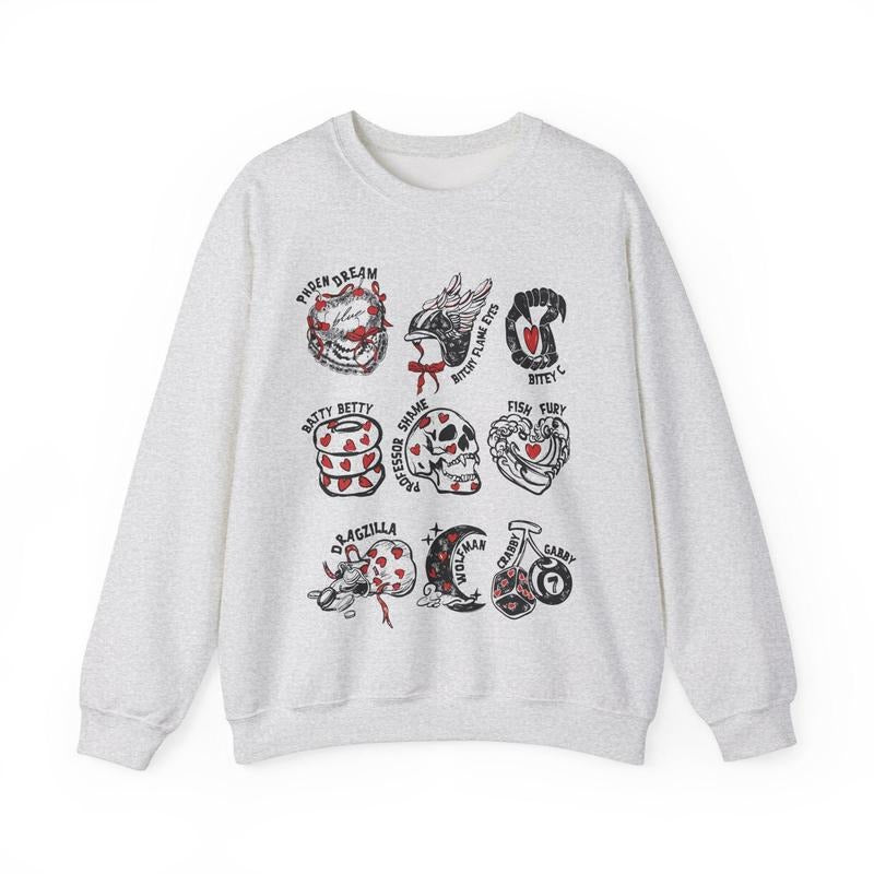 Zodiac Academy Characters Nickname Sweatshirt, Zodiac Academy Merch, Lance Orion Hoodie, Geraldine Grus Buttery Bagels...