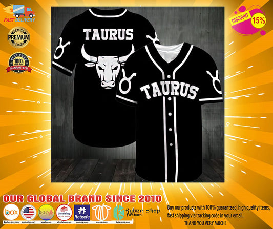 Zodiac Taurus Baseball Jersey