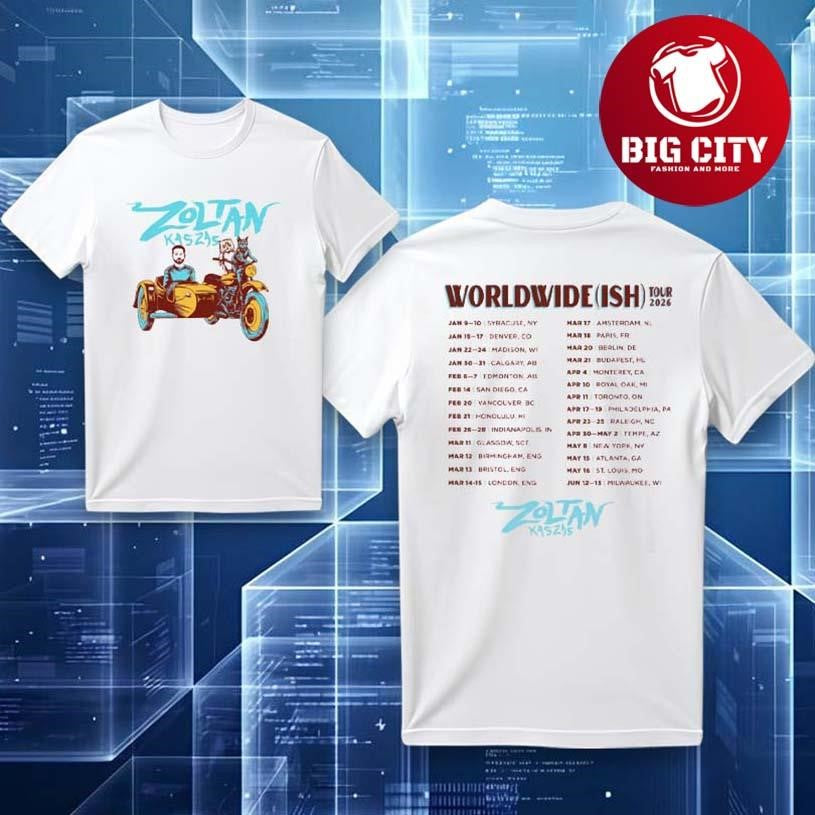 Zoltan Comedy Tour 2026 Graphic Two Sided Shirt