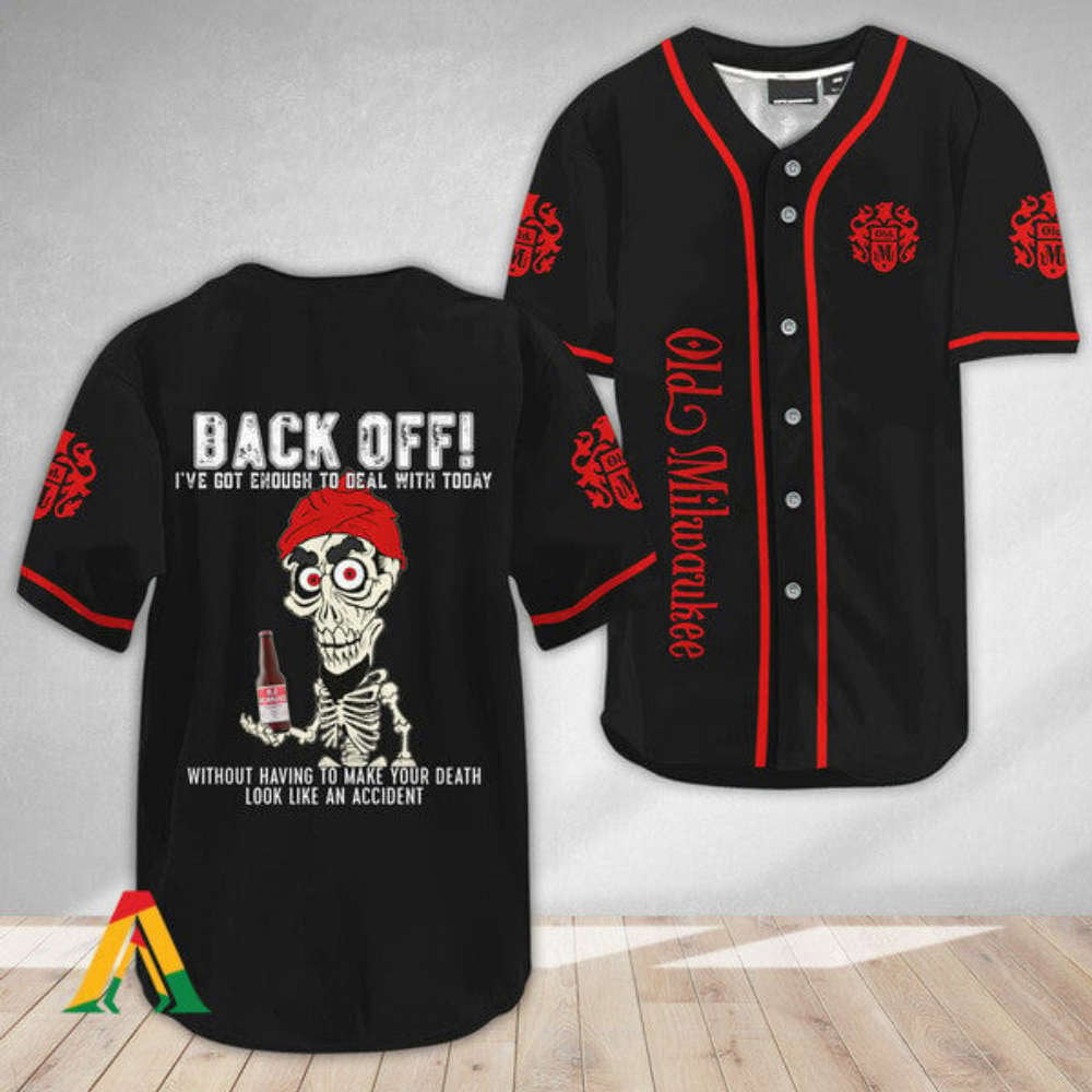 Achmed Back Off: Old Milwaukee Baseball Jersey – Stand Out in Style!