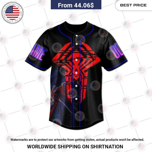 Across the spider verse 2099 Custom Baseball Jersey