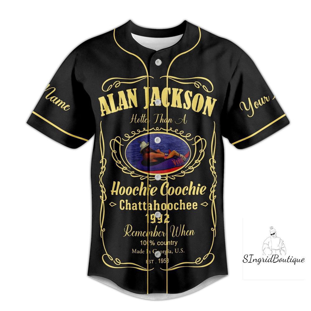 Alan Jackson Jersey Shirt, Custom Alan Jackson Baseball Jersey - lylyprint.com Hoodie, Sweatshirt | WearSparks.com (Image 2)