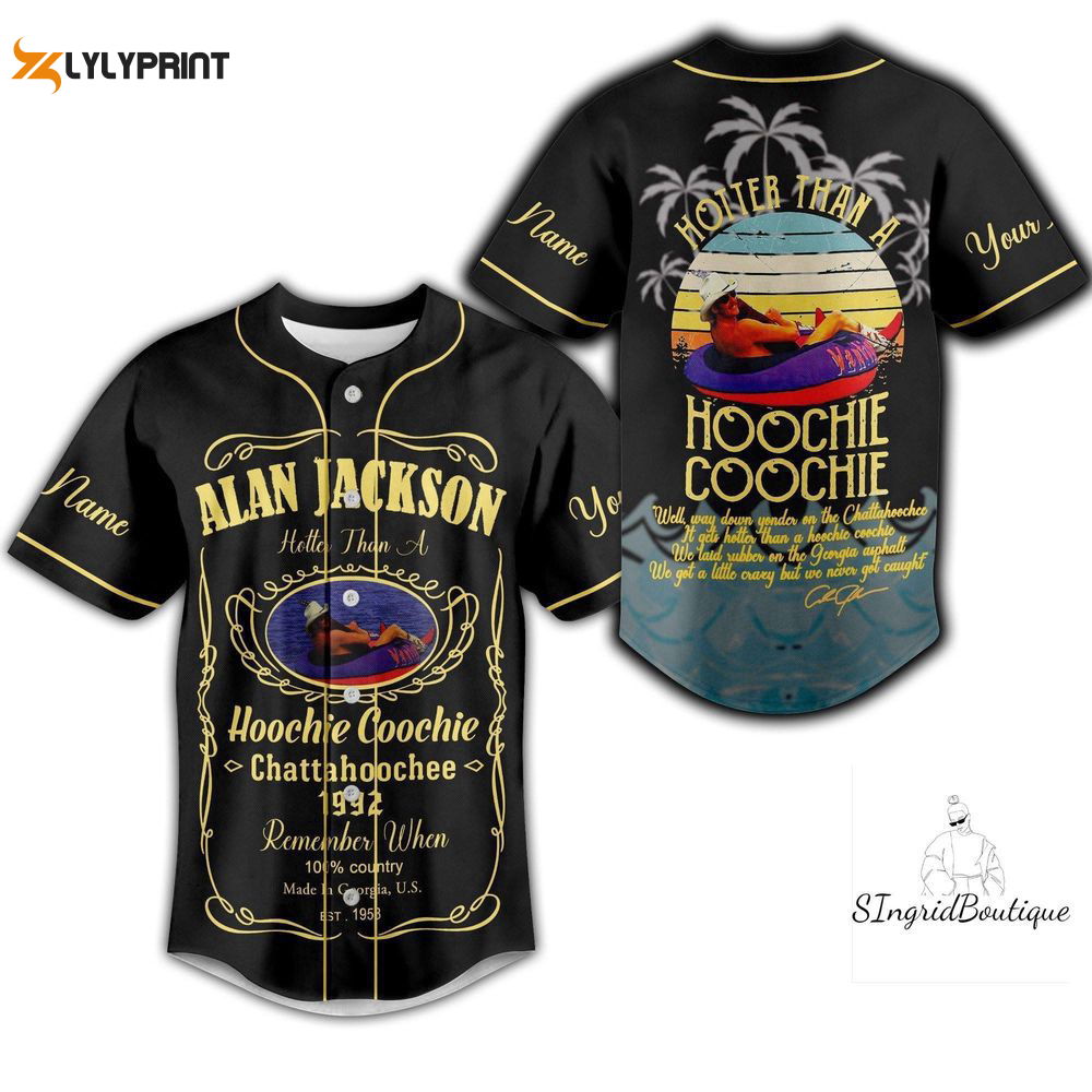 Alan Jackson Jersey Shirt, Custom Alan Jackson Baseball Jersey - lylyprint.com Hoodie, Sweatshirt | WearSparks.com (Image 1)