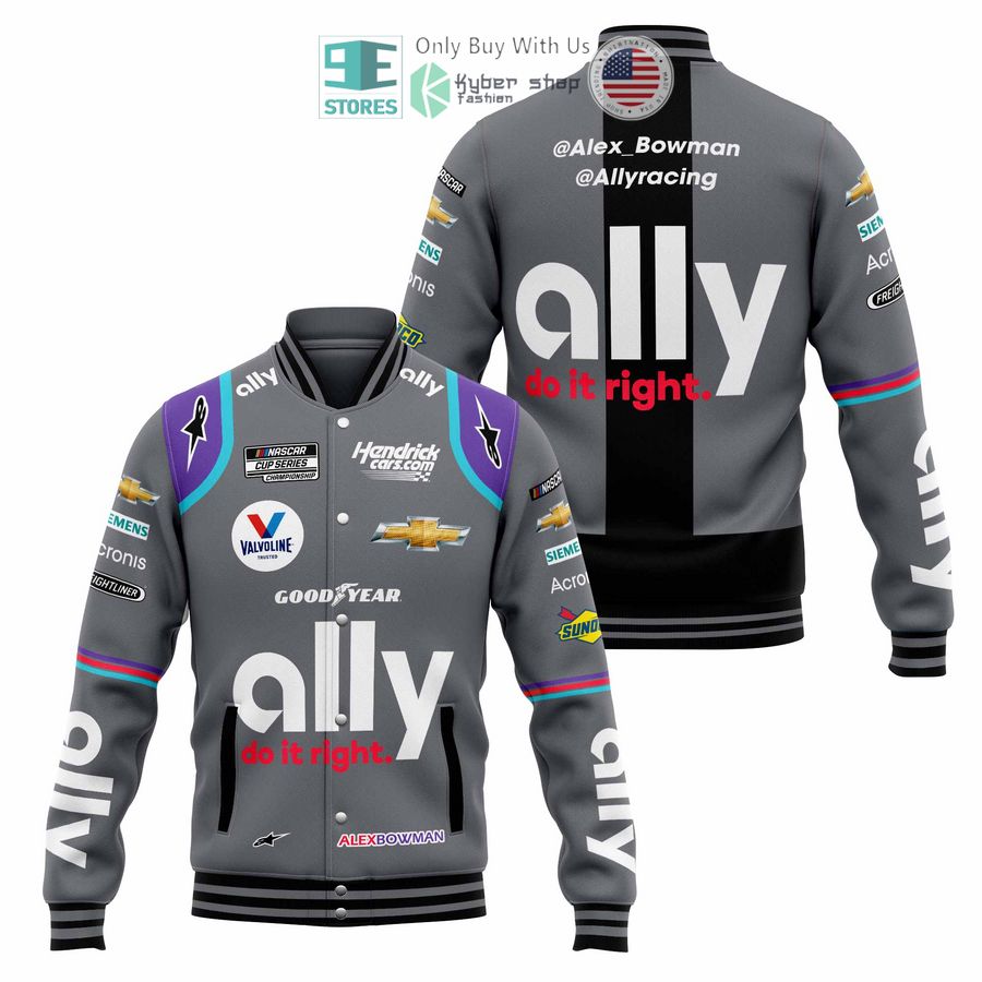 BEST Alex Bowman Ally Baseball Jacket