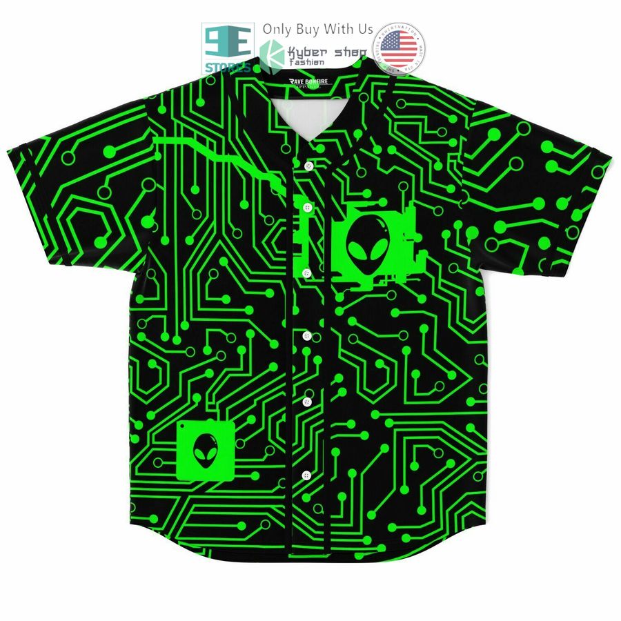 BEST Alienator black green Baseball Jersey