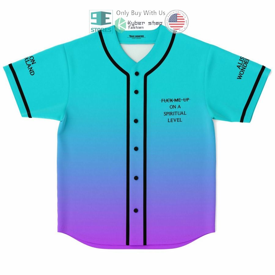 BEST Alison Wonderland Fuck Me Up On A Spirittual Level Baseball Jersey